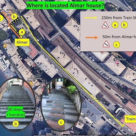 Almar Esclusivo E Centrale Camogli Luaran gambar